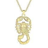 Collar personalizado para hombre y mujer, colgante de Escorpio, collar de escorpión, joyería para hombres y mujeres