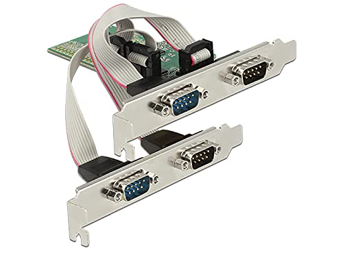 DeLOCK 89557 tarjeta serie interno para conectar periféricos industriales RS-232 en perfil bajo