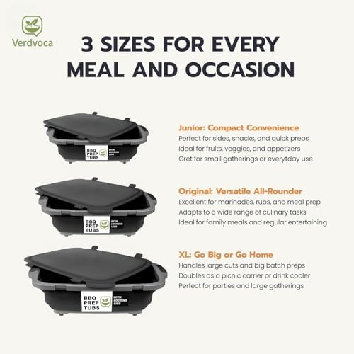 30L y 16L black tinas plegables para bbq miniatura 8