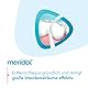 meridol Zahnseide Special Floss, 1 x 50 Stück - zur Reinigung weiter Zahnzwischenräume, geeignet für Träger von Brücken, Kronen und Implantaten