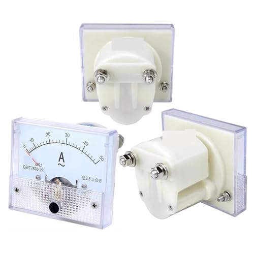 Ampèremètre CA analogique encastrable modèle 85L1 calibre 50A pour électricien