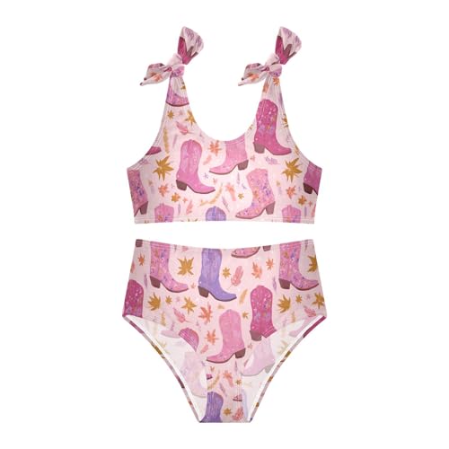Image of Boccsty Cute Crab Red Blue Girls Swimsuits Kids Bikini Sets 2 Pcs Bathing Suit for 3T