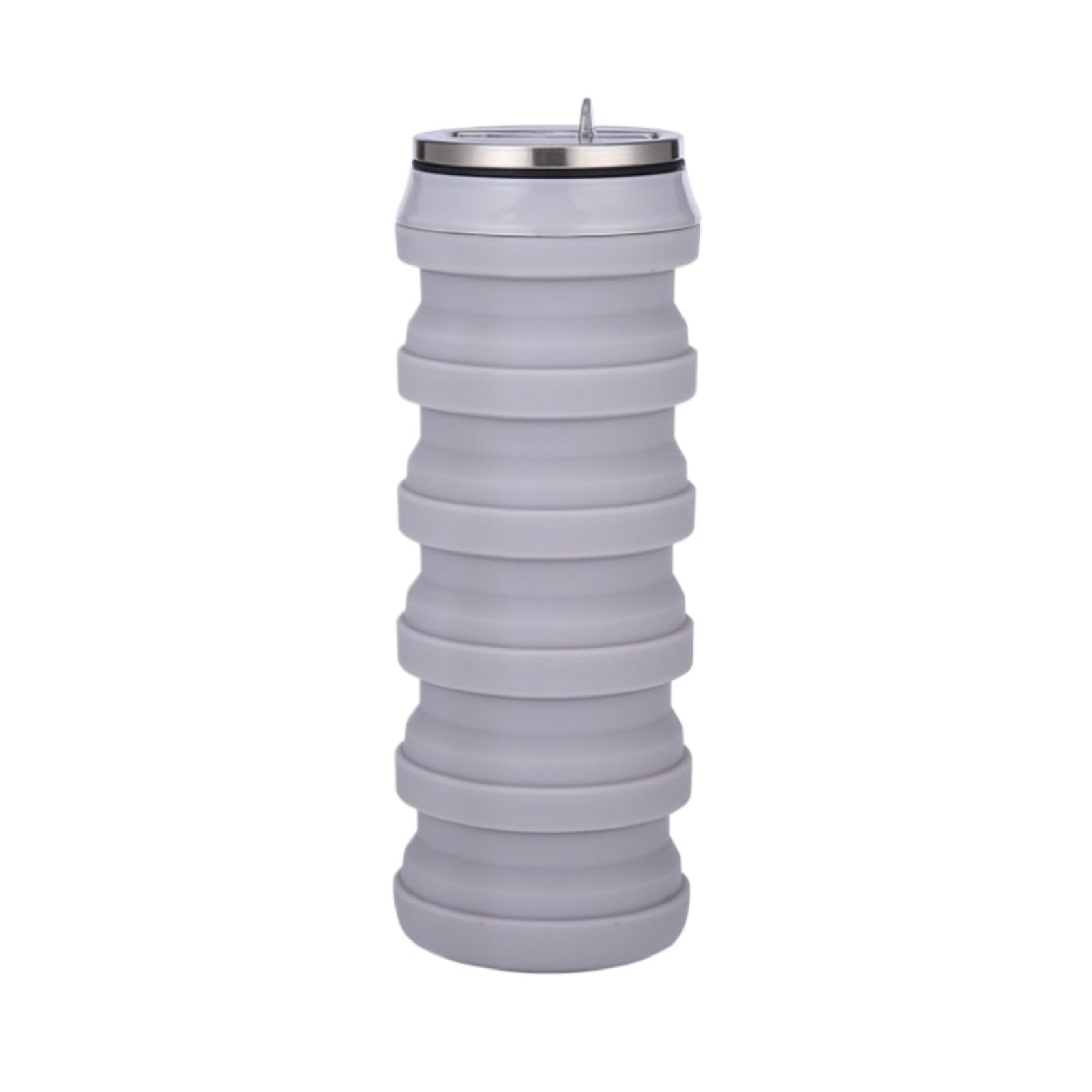 Trinkflasche Wasserflasche Faltbarer Silikon-Wasserbecher For Den Außenbereich, Kreative Dosen-förmige Teleskop-Wasserflasche Trinkflasche Fitness(G)