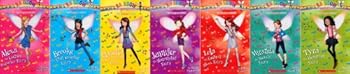 Rainbow Magic Fashion Fairies Complete Seven Book Set in Slipcase: Miranda Beauty Fairy, Claudia Accessories Fairy, Tyra Designer Fairy, Alexa the Fashion Reporter Fairy, Jennifer the Hairstylist Fair