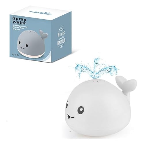 noanoa ふんすいくじら お風呂のおもちゃ フローディング噴水 電池式