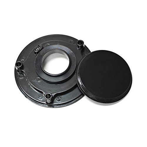 Keyless Black Gas Cap For Suzuki GSXR - 6061-T6 Aluminum, Twist