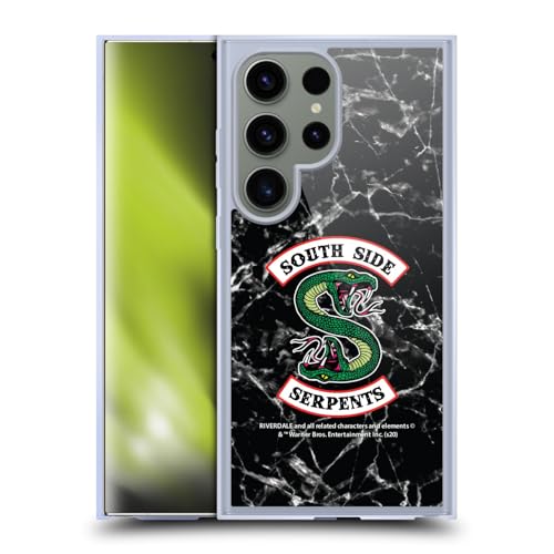 Coque Samsung S24 Ultra MagSafe Riverdale South Side Serpents en gel silicone marbre noir