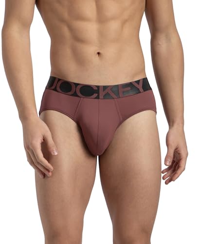Image of Jockey IC27 Men's Tactel Microfiber Elastane Stretch Solid Brief with Moisture Move Treatment