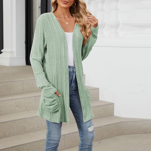 Cardigan Sweaters for Women Trendy Lightweight Cardigan Fall Oversized Open Front Long Cardigans with Pockets3