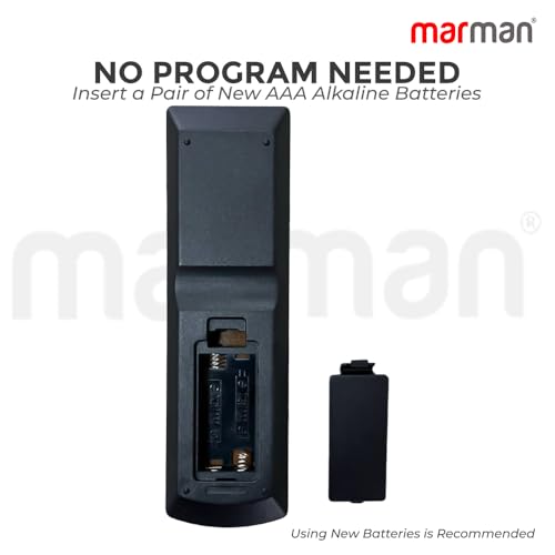Image of marman Compatible with Thomson Tv Remote Non Voice Command and Without Google Assistant Suitable for Smart LED LCD Television - Match Exactly with Existing Remote Key by Key for Better Performance