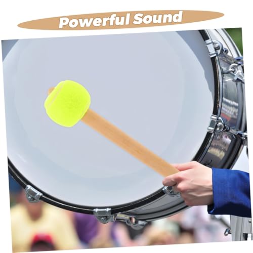 Baqueta para batería SHOWERORO con mango de madera, ideal para bandas escolares y marchas, para tambores de caja y actuaciones, potencia de golpe constante miniatura 7