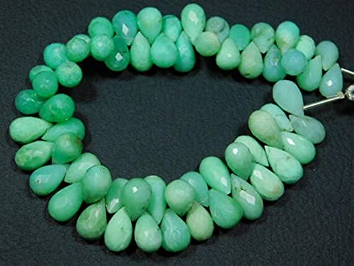 Chrysoprase pierres taillées 10x6mm sans défaut pour enfilage de colliers