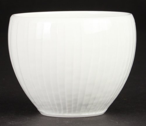 Hasami White Porcelain Grass Forest Carved Dessert Cup 44167