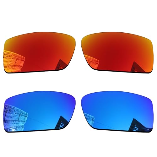 Image of Acefrog 1.5MM Polarized Replacement Lenses for Oakley Gascan OO9014 60mm Sunglasses, Upgraded Material, Impact Resistant