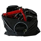 [Robust und wasserdicht] Die Tasche aus strapazierfähigem Nylonmaterial hält das Fahrrad gut und kann überall hin mitgenommen werden