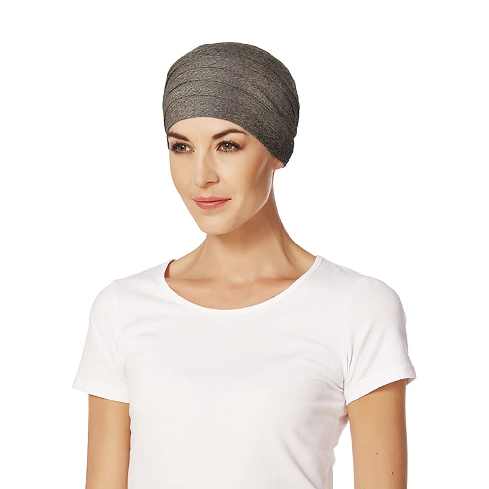 Christine Headwear Women's Yoga Turban Headband, Grey mix, One Size