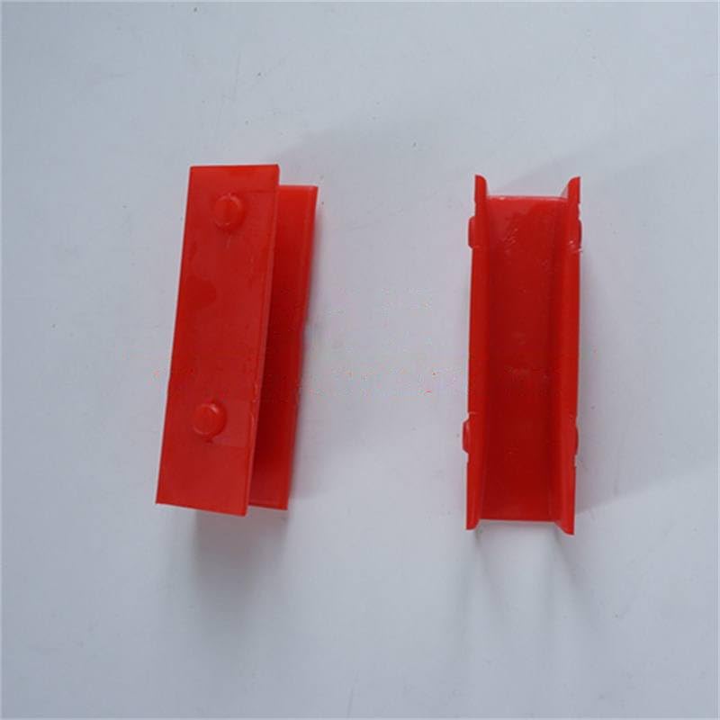 10PCS Elevator Guide Shoe Insert Length 100mm Groove Width 16mm RED 100x16