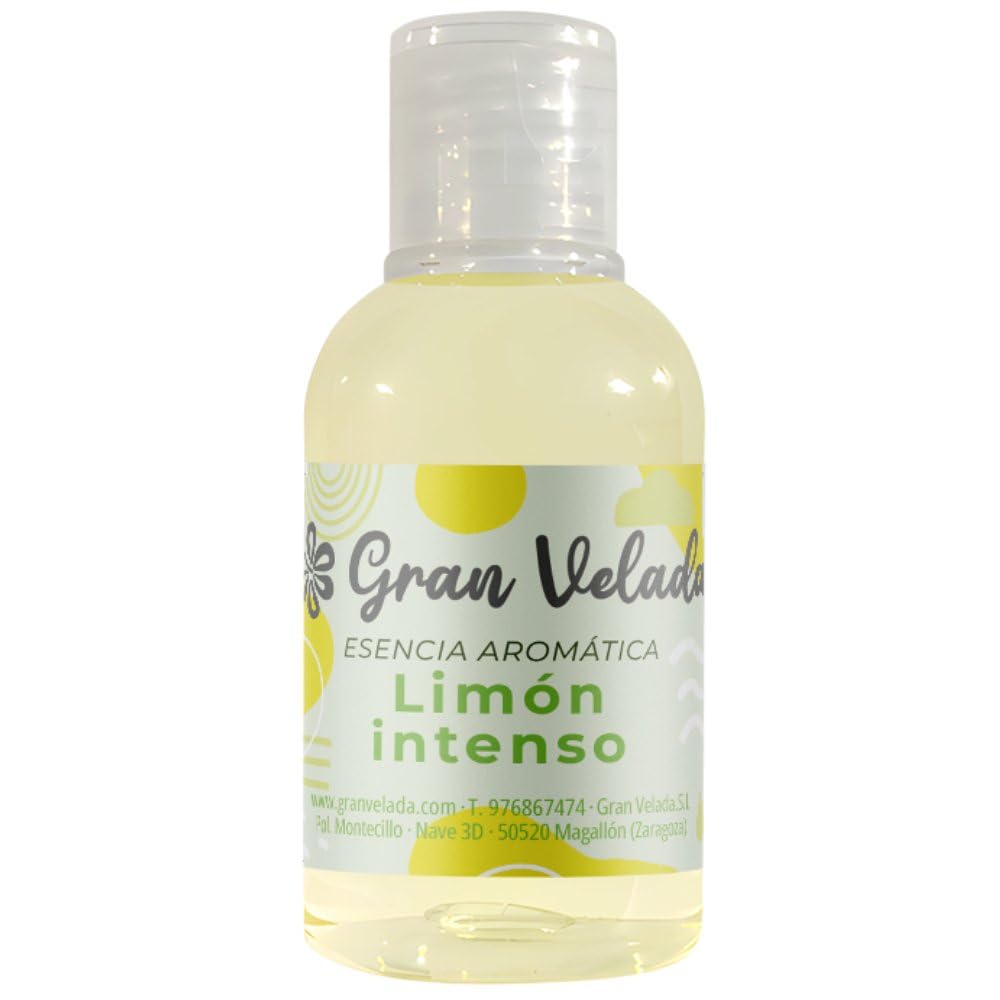 Essenza Intense di Limone | Aroma Agrumi per Cosmetici Artigianali | Uso Professionale | Note di Limone e Tocchi Floreali | 0,04-2% Dose raccomandata