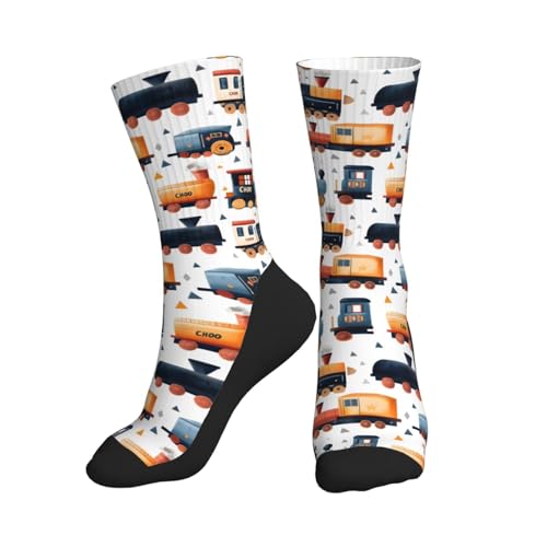 Cartoon Train Crew Socks