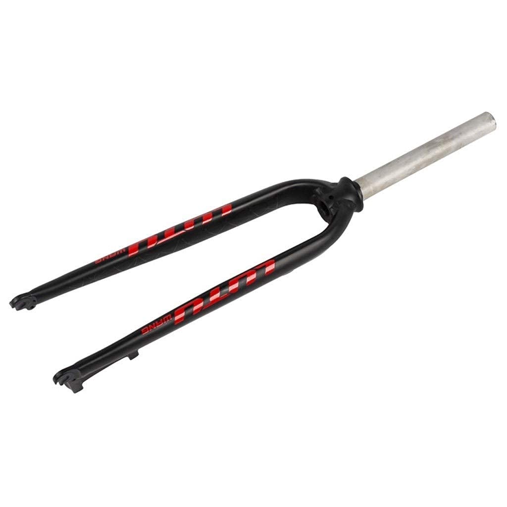 WIQUYBML Bike Rigid Fork 26" 27.5" 29" Bicycle Front Forks Lightweight for Mountain Road Bikes Cycling