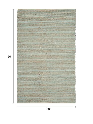 Tapete decorativo SAFAVIEH Cape Cod 5' x 8' Aqua miniatura 2