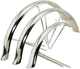 Alta Bicycle Chrome Flared Standard Trike Conversion Kit Fender Set, Multiple Sizes (26