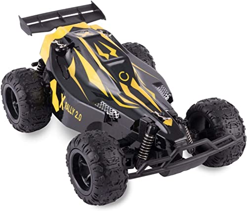OVERMAX X-Rally Voiture télécommandée RC Voiture, portée jusqu'à 100 mètres, Vitesse jusqu'à 25 km h, Construction renforcée, Suspension indépendante Cover