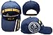United States Navy USS Theodore Roosevelt CVN-71 Qui Plantavit Curabit Shadow Navy Blue Acrylic Adjustable Embroidered Baseball Hat Cap - Officially Licensed