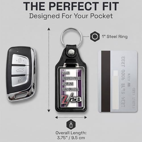 Image of Brotherhood Car Key Chain for Camaro - Classic Models Keychain for Men and Women Gift Key Ring - -