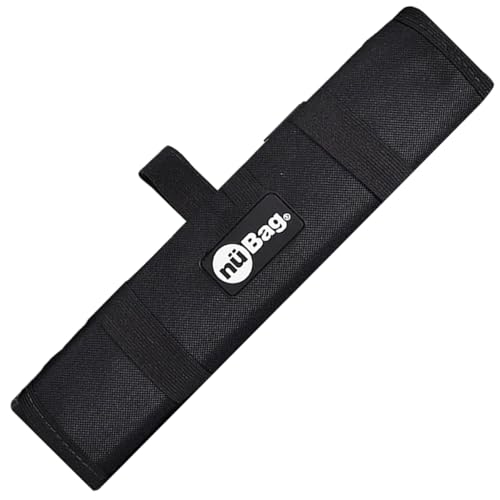 Porta Empate Anzol 5 Compartimentos Estojo Case Pesca Organizada Bóias Linhas Chumbada Traia Pescador Profissional Costura Reforçada Nü Bag (Preto)
