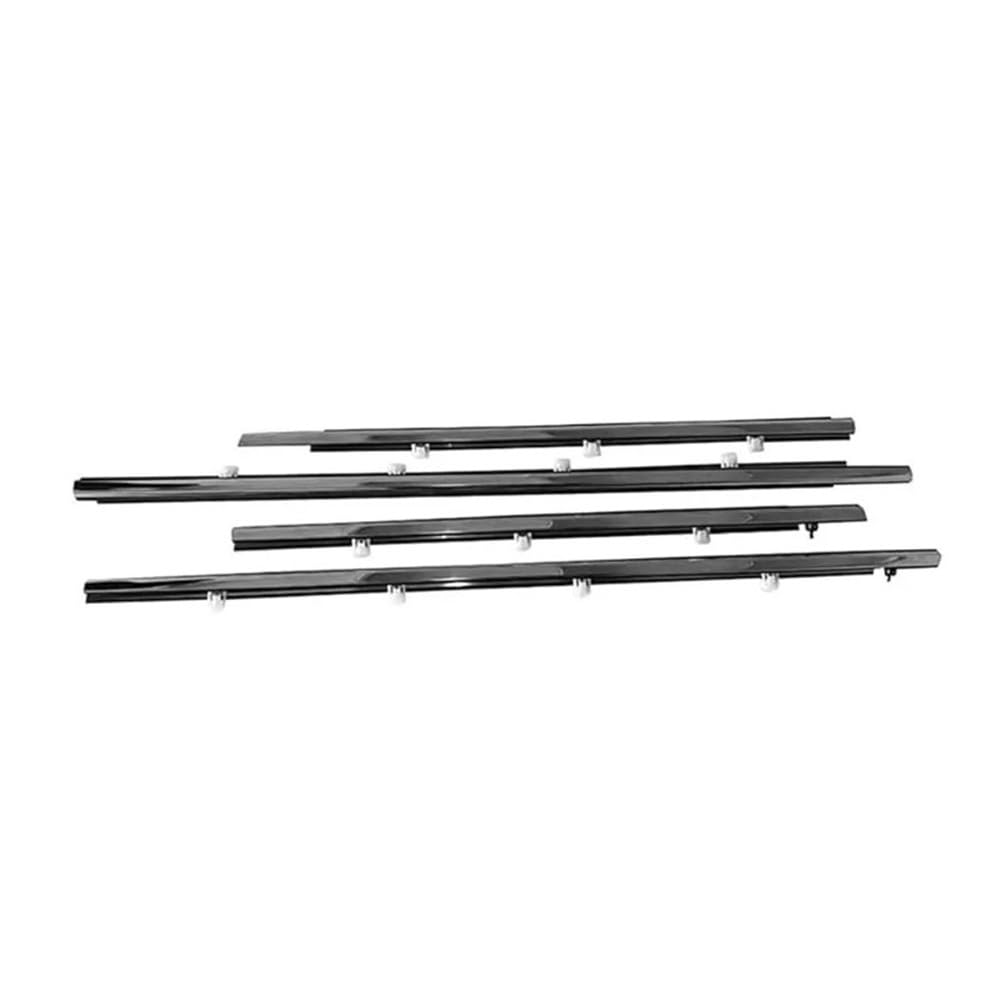 Xmsbcbcz 2009-2014 Sealing Strip 4Pcs Window Moulding Trim For Honda For Spirior Weatherstrip Seal Side Door Glass Rubber Belt Waterproof