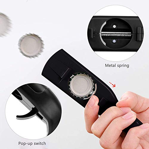 KARAA 2 stuks flessenopener pistool bieropener flessendop cap shooter grappige flesopener voor thuis bar party drinkspel - Afbeelding 4