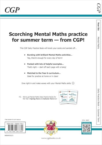 New KS2 Mental Maths Daily Practice Book: Year 6 - Summer Term (CGP KS2 Maths) - Image 2
