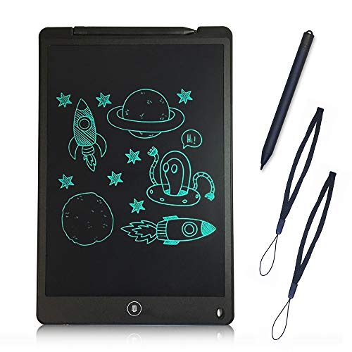 LCD Writing Tablet 12 Inch Handwritten Pen Intelligent Paper, Suitable for Family, School, Office, Children and Adults Writing Board, Lock Erase Button,Electronic Writing Doodle Pad Digital Drawing