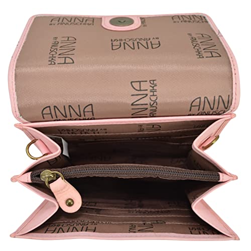 Anna by Anuschka Women’s Hand-Painted Genuine Leather Flap Organizer - Butterfly Garden3