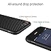 L-FADNUT for iPhone 6S Plus Case, [Carbon Fiber Lines] TPU Silicone Ultra Slim Back Case,Shock Absorbing Bumper Protective Case Cover for Apple iPhone 6 Plus/6S Plus 5.5 inch - Black