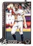2025 Topps #207 Ronald Acuna Jr. Atlanta Braves MLB Series 1 Baseball Base Trading Card