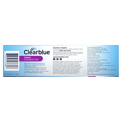 image for Clearblue Ovulation Predictor Kit, Featuring Ovulation Test with Digit