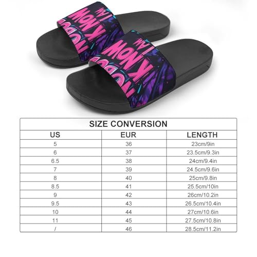 Nobody Knows I Am Bisexual Shower Slippers for Women Men Casual Non-Slip Slide Sandals Beach Bathroom Shoes2