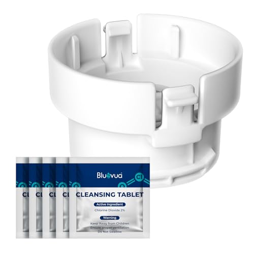 Bluevua Cleansing Kit for RO100ROPOT-Lite, Lite(UV) & Travel – Includes 5 Cleaning Tablets and Filter Accessory for Internal System Freshness Maintenance