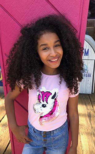 Image of Flip Sequin Unicorn Shirt Tee for Girls 3-12 Years