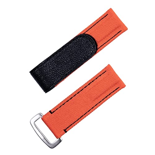 iCn 20mm JtEHb`oh Xgbv GMT bg}X^[ fCgWXg EHb`oh(Orange Sil Buckle)