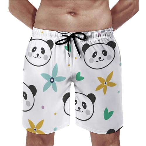 Swim trunk avec poches maillot de bain homme panda mignon UMENG taille S cordon