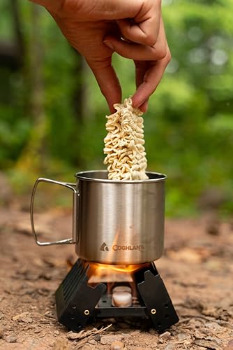 Coghlan's Portable Emergency Stove - Lightweight Camping Solution for Backpacking, Survival, and Outdoor Cooking - Foldable Design with 24 Fuel Tablets (Ideal for Travel and Storage) - Image 3