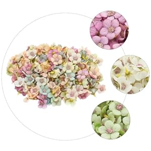 Garneck 50pcs Fake Flower Heads for Crafts Artificial Silk Flowers Head Spring Summer Flower Head Mini Silk Flowers for Home Wedding Decoration (Mixed Color) Garneck 50pcs Fake Flower Heads for Crafts Artificial Silk Flowers Head Spring Summer Flower Head Mini Silk Flowers for Home Wedding Decoration Mixed Color