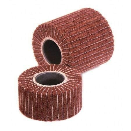 Flap Wheel,60 Grit, 4in Dia,4-1/8in W
