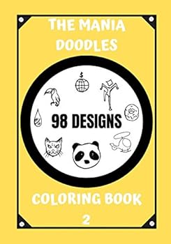 Paperback Coloring Book: The Mania Doodles Book