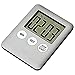 Produktbild VNEIRW Küchentimer Digital Klein, Mini MP3 Form Zeitmesser Küche Kurzzeitmesse, Magnetisch, Alarm Sound Countdown Timer Home Backen Kochen Timer (Silber)