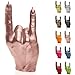 Produktbild Candellana Kerze Hand RCK | Höhe: 19,2 cm | Goldrosa | Handgefertigt in der EU