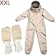 Chalkalon Apicolator-Anzug für Pilotenanzug, professioneller Schutzanzug für Anzünder mit Gummizug, L/XL/XXL 2XL für Männer und Frauen